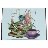 Fairy Dragon Bücher Tee Freundschaft Große Geschenktüte (Vorderseite)