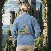 Fairy Dragon Bücher Tee Freundschaft Jeansjacke