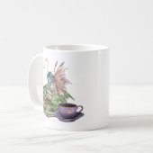 Fairy Dragon Bücher Tee Freundschaft  Kaffeetasse (Vorderseite Links)