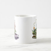 Fairy Dragon Bücher Tee Freundschaft  Kaffeetasse (Mittel)