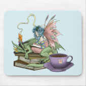 Fairy Dragon Bücher Tee Freundschaft  Mousepad (Vorne)