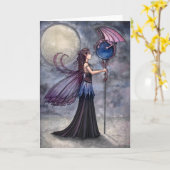 Fairy Dragon Grußkarte von Molly Harrison Karte (Gelbe Blume)