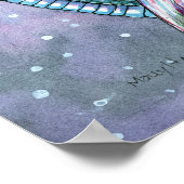 Fairy Dragon Poster Print von Molly Harrison (Ecke)