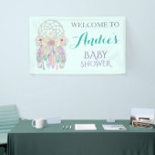 Fairy Dream Catcher Boho Feathers Pastels Banner (Messeveranstaltung)