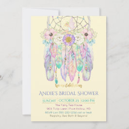 Fairy Dream Catcher Boho jedes Farbpapier Einladung