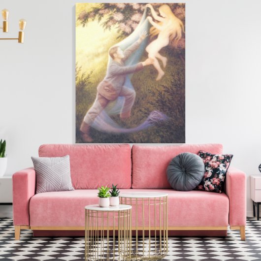Fairy Dream (von Theodor Severin Kittelsen) Leinwanddruck (Insitu (Wohnzimmer))