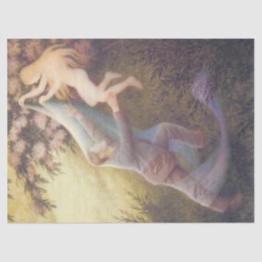 Fairy Dream (von Theodor Severin Kittelsen) Seidenpapier (Vorderseite)