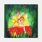 FAIRY DREAMING AUF DER BLUME MAGNET (Vorne)