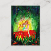 FAIRY DREAMING AUF DER BLUME VISITENKARTE (Rückseite)