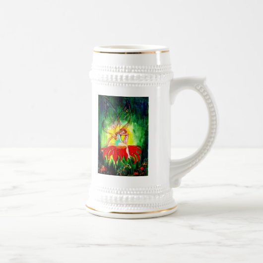 FAIRY DREAMING ON THE BLUME Fantasy Bierglas (Rechts)