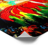 FAIRY DREAMING ON THE BLUME Fantasy Poster (Ecke)