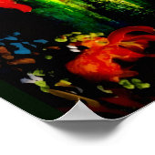 FAIRY DREAMING ON THE BLUME Fantasy Poster (Ecke)