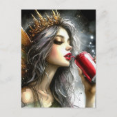 Fairy Drink a Soda Postkarte (Vorderseite)