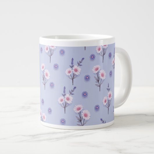 Fairy Dust Daisies Jumbo-Tasse (Vorderseite Rechts)