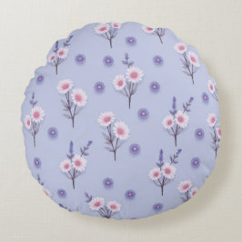Fairy Dust Daisies Rundes Kissen