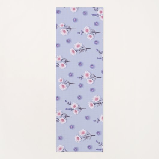 Fairy Dust Daisies Yogamatte (Vorderseite)
