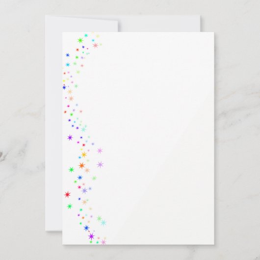 Fairy Dust Einladung (Vorderseite)