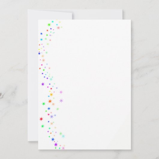 Fairy Dust Einladung (Vorderseite)