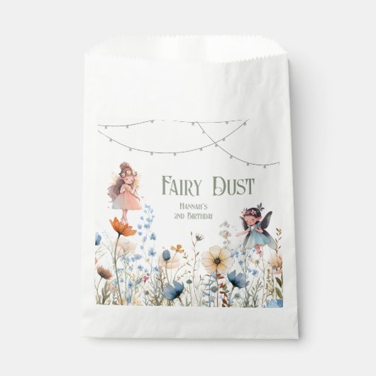 Fairy Dust Magic Zweiter Geburtstag Geschenktütchen (Vorderseite)