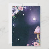 Fairy Dust Magical Enchanted Geburtstagsparty Einladung (Rückseite)