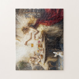 Fairy Easter Tea Party Honey & Bunnies Spring Magi Puzzle