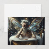Fairy Elder im Bubblebath Postkarte (Vorne/Hinten)