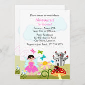 Fairy Enchanted Birthday Party Einladung (Vorne/Hinten)