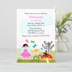 Fairy Enchanted Birthday Party Einladung