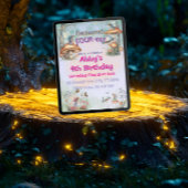 Fairy Enchanted Four-est-Geburtstag Einladung