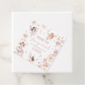 Fairy Enchanted Garden Geburtstagsparty Square Geschenkanhänger (Beispiel)