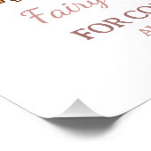 Fairy Enchanted Mashroom 1. Geburtstag Vielen Dank Fotodruck (Ecke)