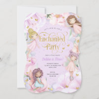 Fairy Enchanted Party, Garden Blume Mädchen Geburt