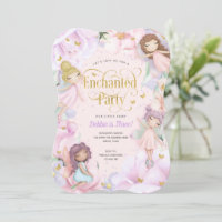 Fairy Enchanted Party, Garden Blume Mädchen Geburt