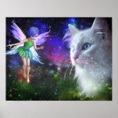 Fairy Encounters Cat Poster (Vorne)