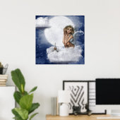 Fairy Erholung auf einer Wolke Poster (Heimbüro)