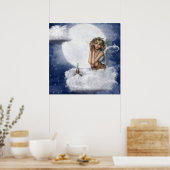 Fairy Erholung auf einer Wolke Poster (Küche)