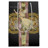 Fairy Erinnerung Weihnachten Mittlere Geschenktüte (Rückseite)