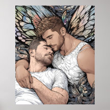 Fairy ever After - Masculine Male Fairy Poster