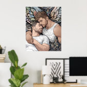 Fairy ever After - Masculine Male Fairy Poster (Heimbüro)