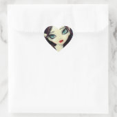 Fairy Eyes Heart Stickers (Tasche)