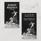 Fairy Fairyland Vintag Art 7hej Visitenkarte (Vorne/Hinten)