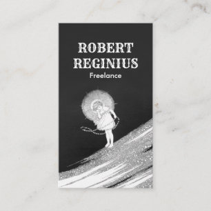 Fairy Fairyland Vintag Art Visitenkarte