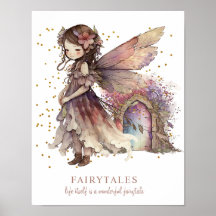 Fairy Fairytales Sprichwort Girl's Room