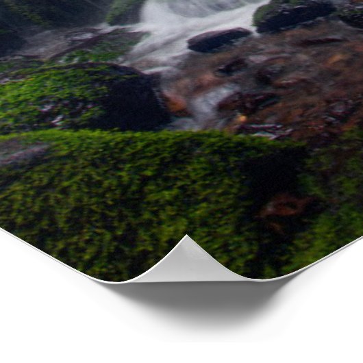 Fairy Falls | Colombia River Gorge Oregon. Poster (Ecke)