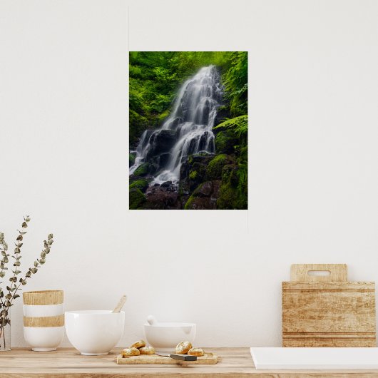 Fairy Falls | Colombia River Gorge Oregon. Poster (Küche)