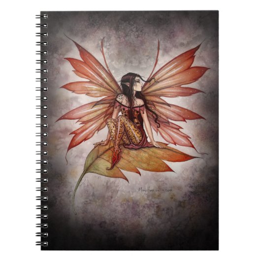 Fairy Fantasy Art Notebook von Molly Harrison Notizblock (Vorderseite)
