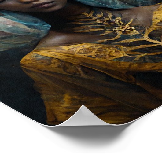 Fairy Fantasy Art Poster (Ecke)