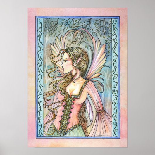Fairy Fantasy Art Poster Drucken von Molly Harriso (Vorne)