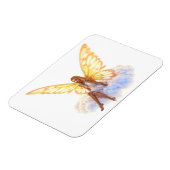 Fairy Fantasy blonde Girl Cloud sitzt magisch Magnet (Linke Seite)