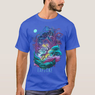 Fairy Fantasy Forest Mushroom Schöne Natur Spaß T-Shirt
